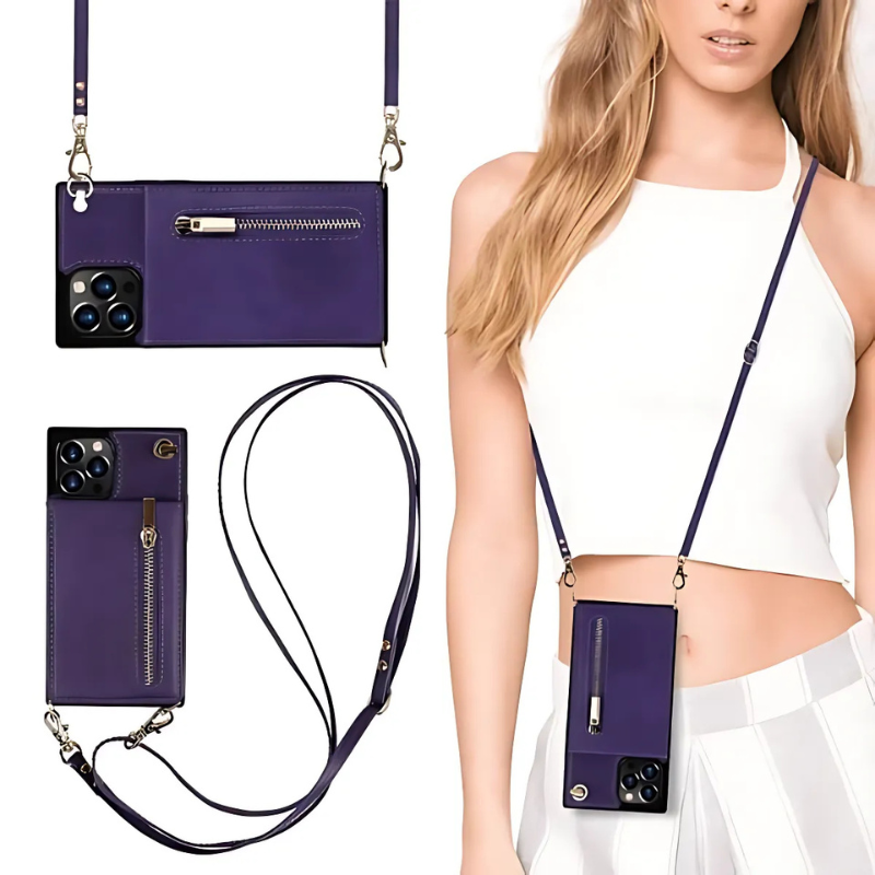 Icone™ PhoneWallet: Crossbody-Handyhülle, Geldbörse Und Kartenhalter