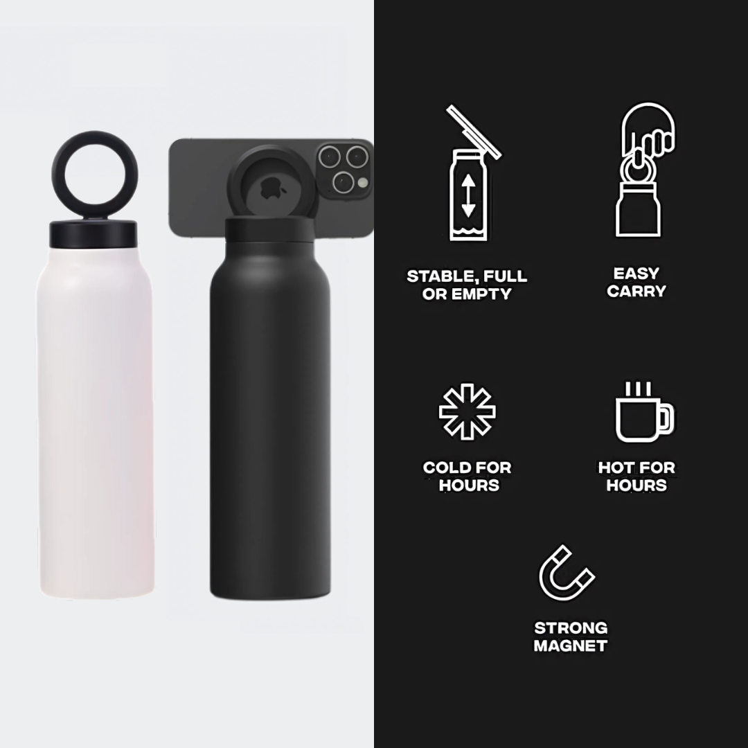 Holder360° MagneticBottle: Magnetischer Wasserflaschen Telefonhalter
