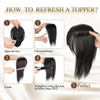 Rose® WigBangs 1+1 GRATIS: Nahtlose Perücke Mit Natürlich Aussehendem Pony Haarverlängerungen