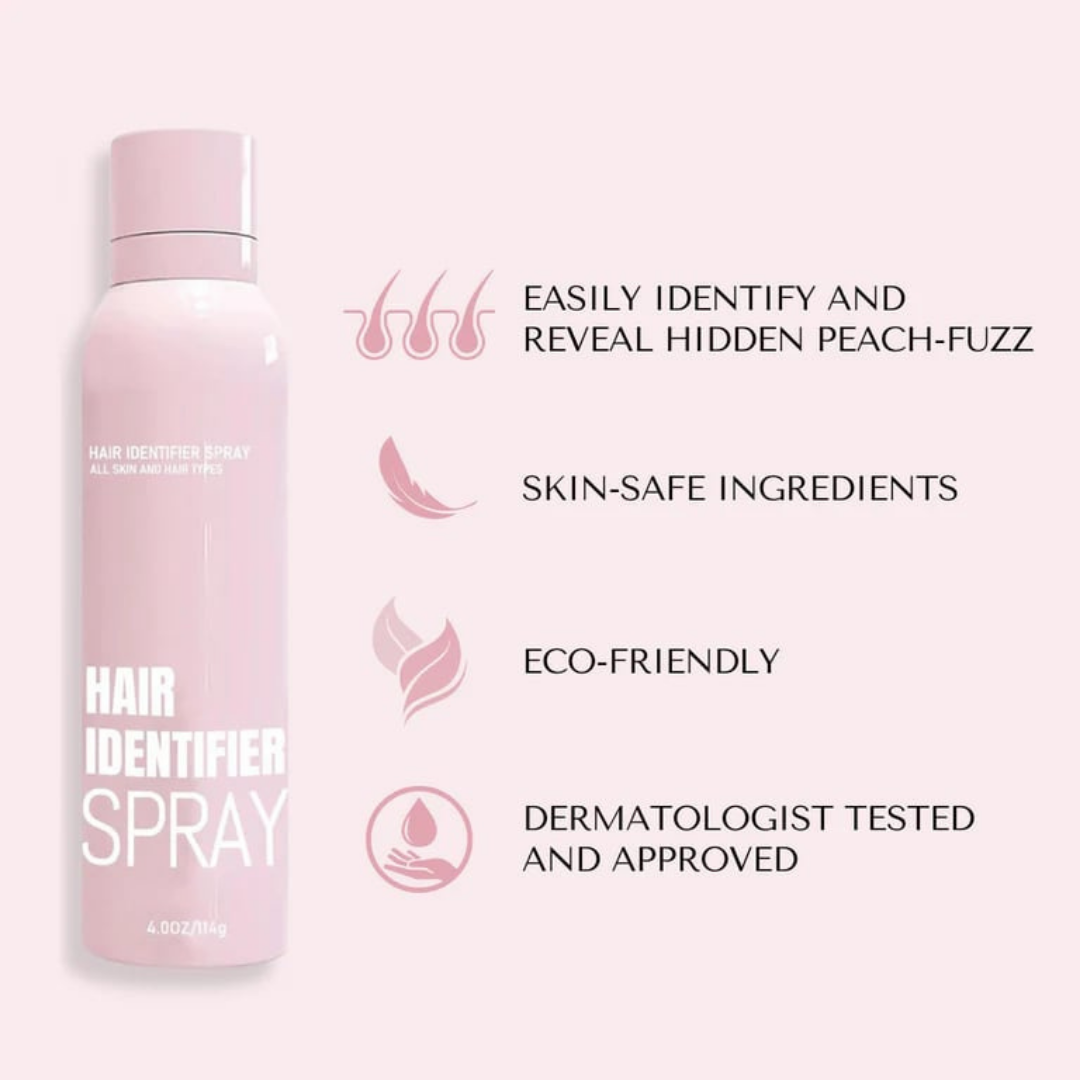 HairIdentifier 1+1 GRATIS: Einfach Zu Verwenden Gesichtshaar-Identifikator Spray Mit Rasiermessern