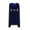 Icone™ ElegantDress: V-Ausschnitt Elegantes Damenkleid Mit Gürtel