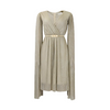 Icone™ ElegantDress: V-Ausschnitt Elegantes Damenkleid Mit Gürtel