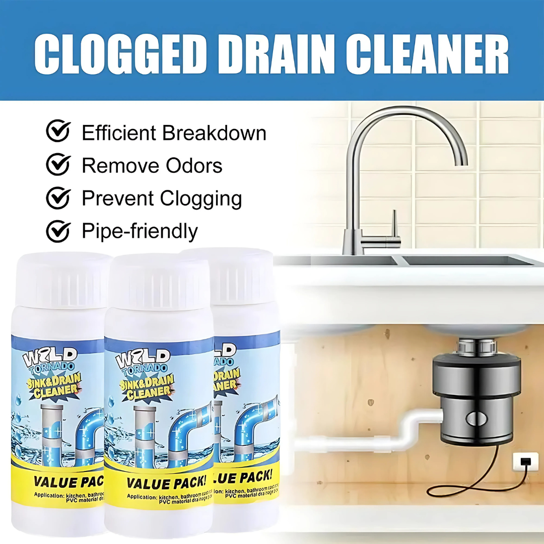 Cleaner Pro° PipeCleaner 1+1 GRATIS: Spüle Und Abfluss Rohr Reinigungs Pulver