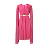 Icone™ ElegantDress: V-Ausschnitt Elegantes Damenkleid Mit Gürtel