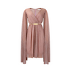Icone™ ElegantDress: V-Ausschnitt Elegantes Damenkleid Mit Gürtel