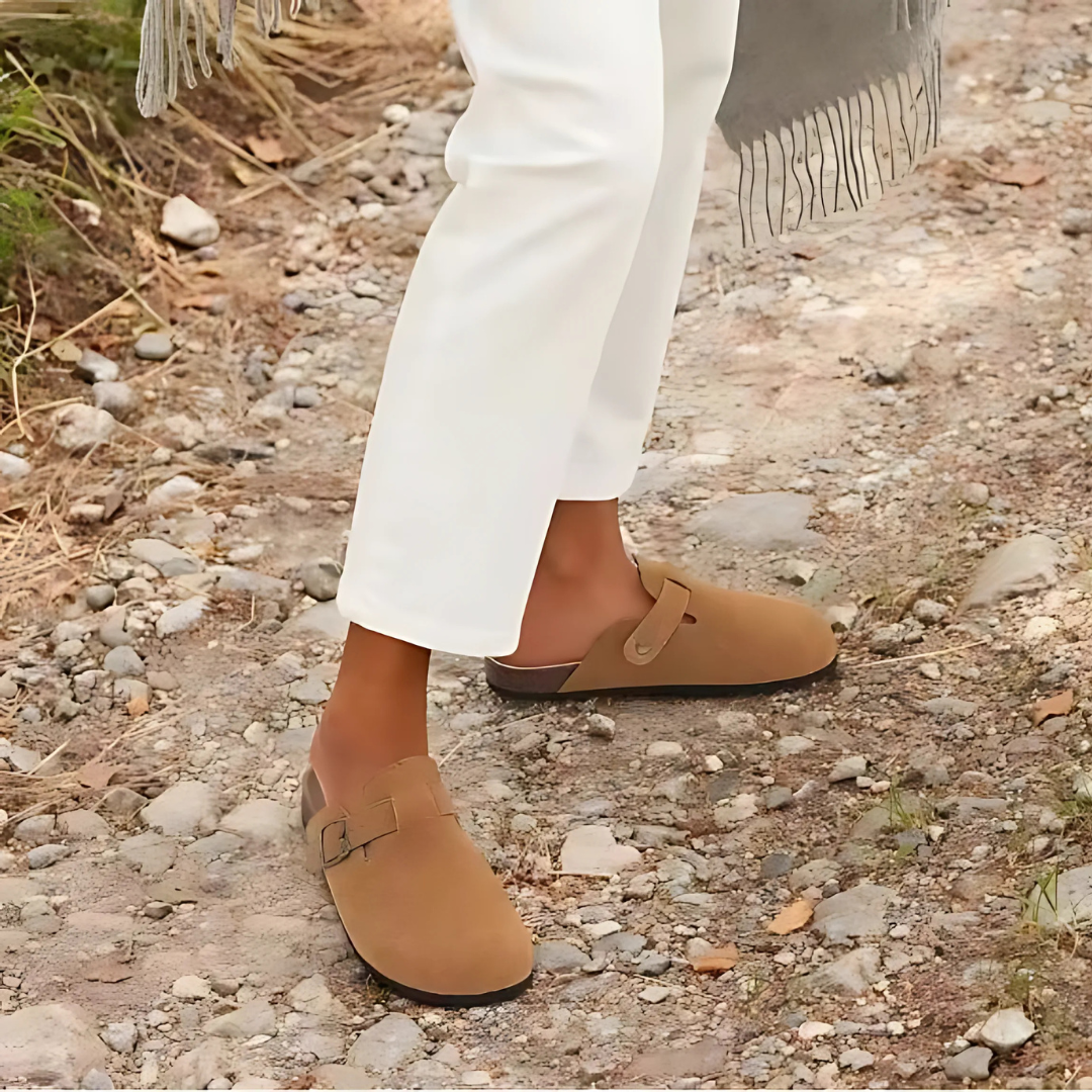 Happy™ ClassySandals: Bequem Klassischer Stil Geschlossene Zehen Flache Sandalen