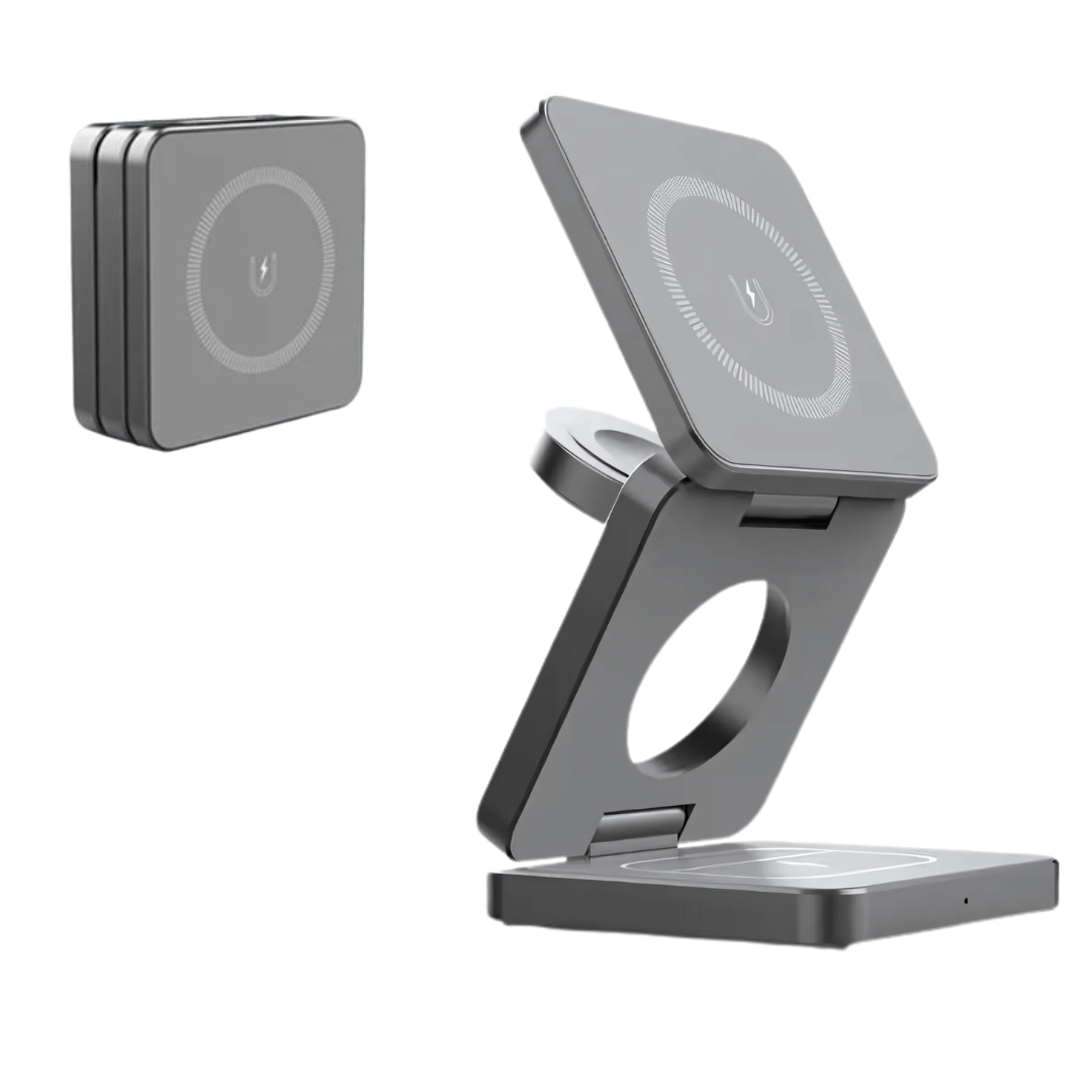 Holder360° MultiCharger: Multifunktions Faltbare Magnetische Lade Ständer