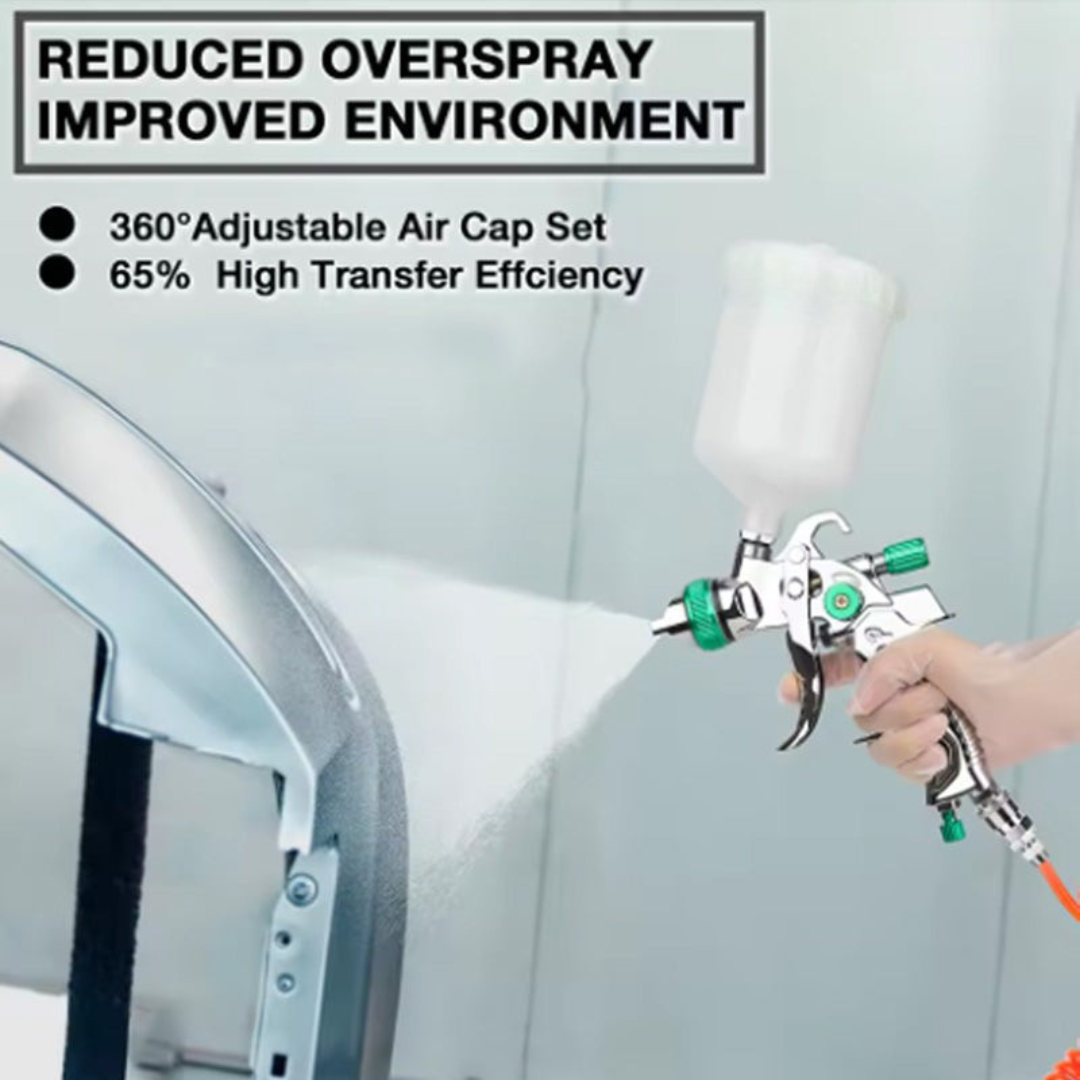 Globetrek° SprayPro:  HVLP Profi Farbe Sprühgerät Werkzeug Satz