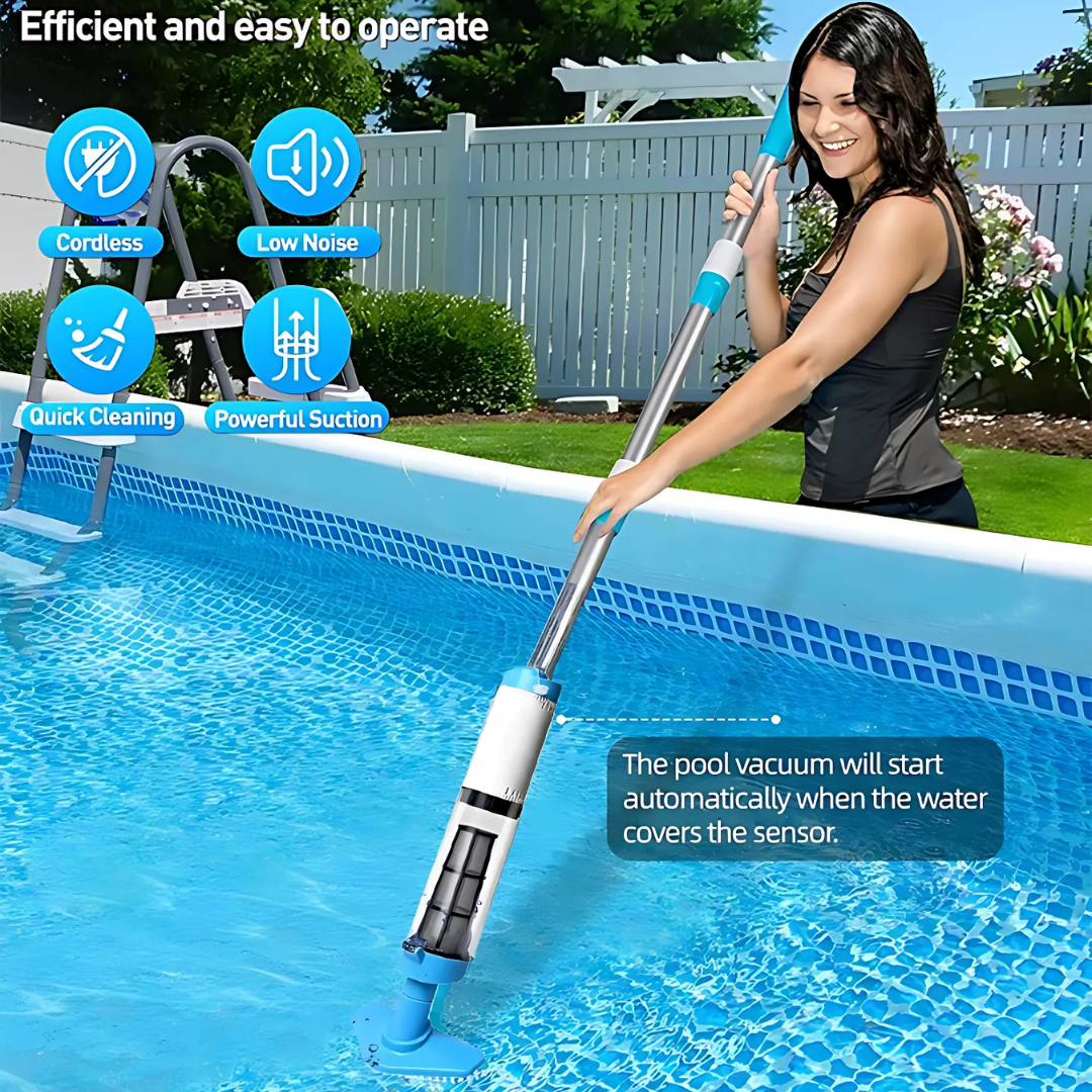 Cleaner Pro° PoolCleaner: Wiederaufladbarer Handstaubsauger Für Schwimmbecken