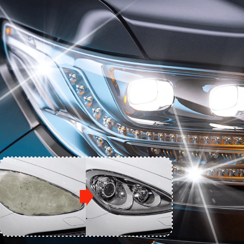 HeadlightSpray 1+1 GRATIS: Einfach Zu Verwenden Autoscheinwerfer Reinigung Spray-Set