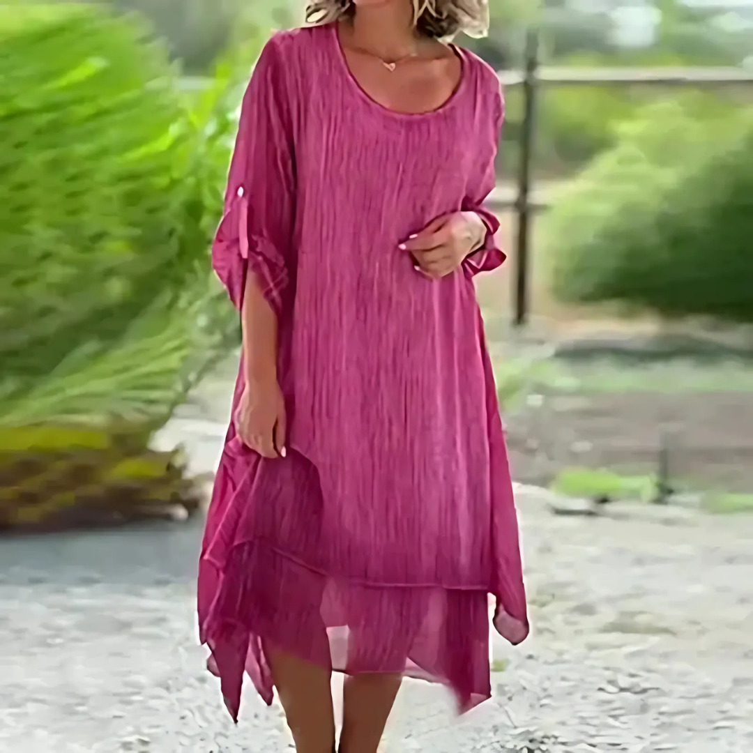 Icone™ LooseDress: Einfaches, Atmungsaktives Lockerer Passform Kleid