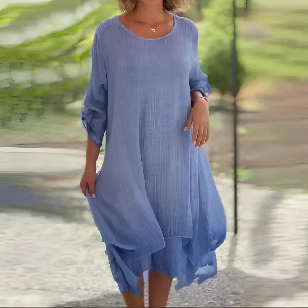 Icone™ LooseDress: Einfaches, Atmungsaktives Lockerer Passform Kleid