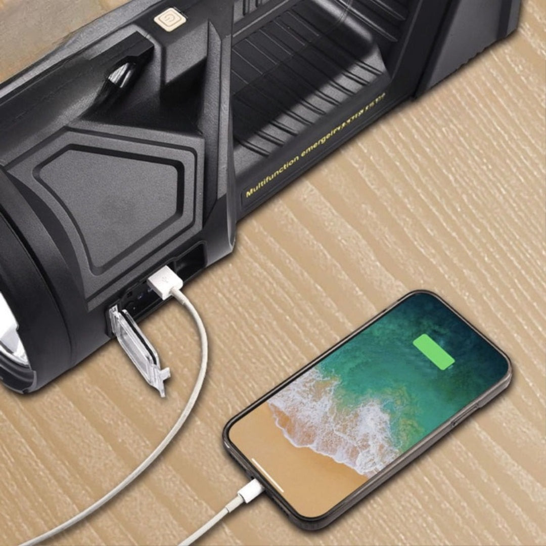 Ledsen™ PowerLight: Multifunktionale, Leistungsstarke, Wiederaufladbare Notfallleuchte
