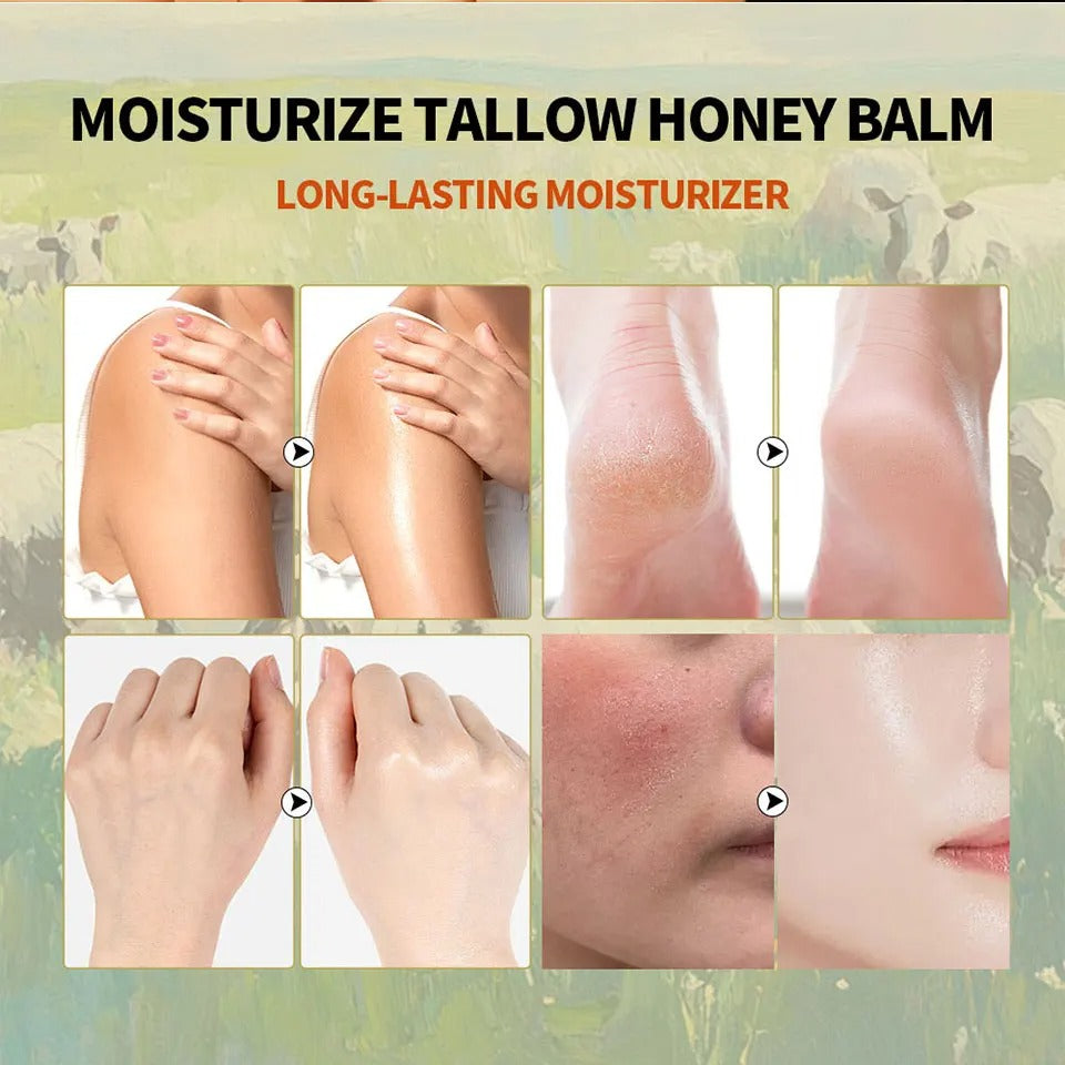 MoisturizingBalm - Geschlagener Talg Honig Gesichts- Und Körper Balsam