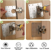 HingePlate 1+1 GRATIS: DIY-Möbel-Scharniere Reparatur-Seitenplatte