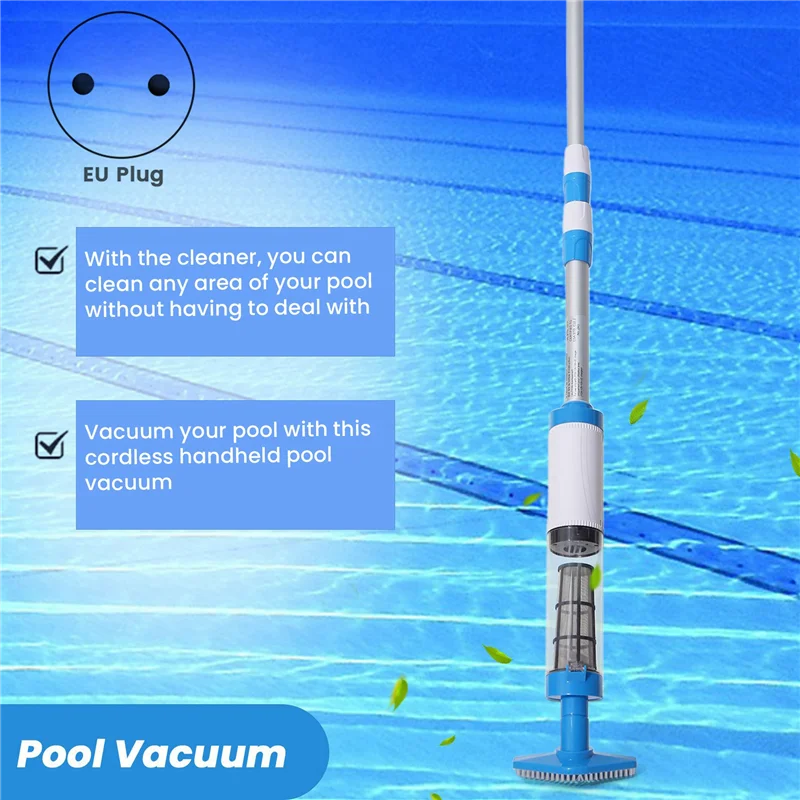 Cleaner Pro° PoolCleaner: Wiederaufladbarer Handstaubsauger Für Schwimmbecken