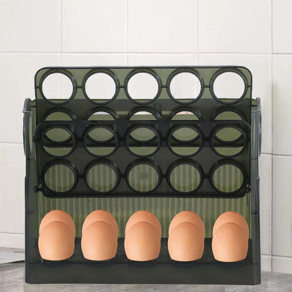 EggBox - Drei-Schicht-Selbst-Rückprall-Eieraufbewahrungsbox
