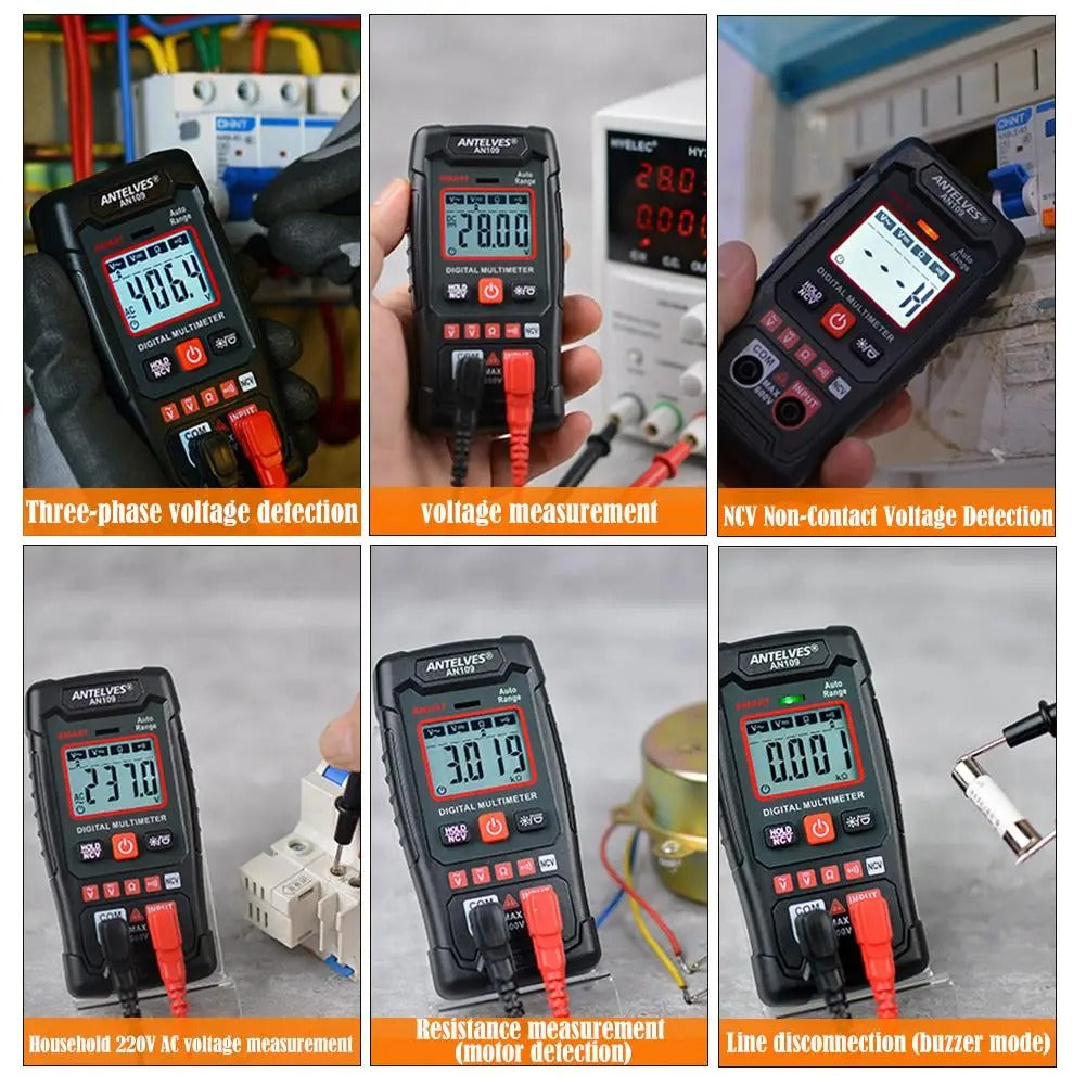VoltageMultimeter - Hochpräzises Spannungs Und Frequenz Digitalmultimeter Prüfgerät