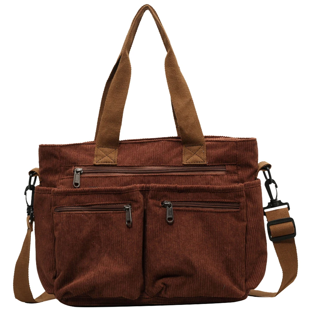 Icone™ CorduroyBag: Großes Fassungsvermögen Unisex Vintage Stil Cordtasche