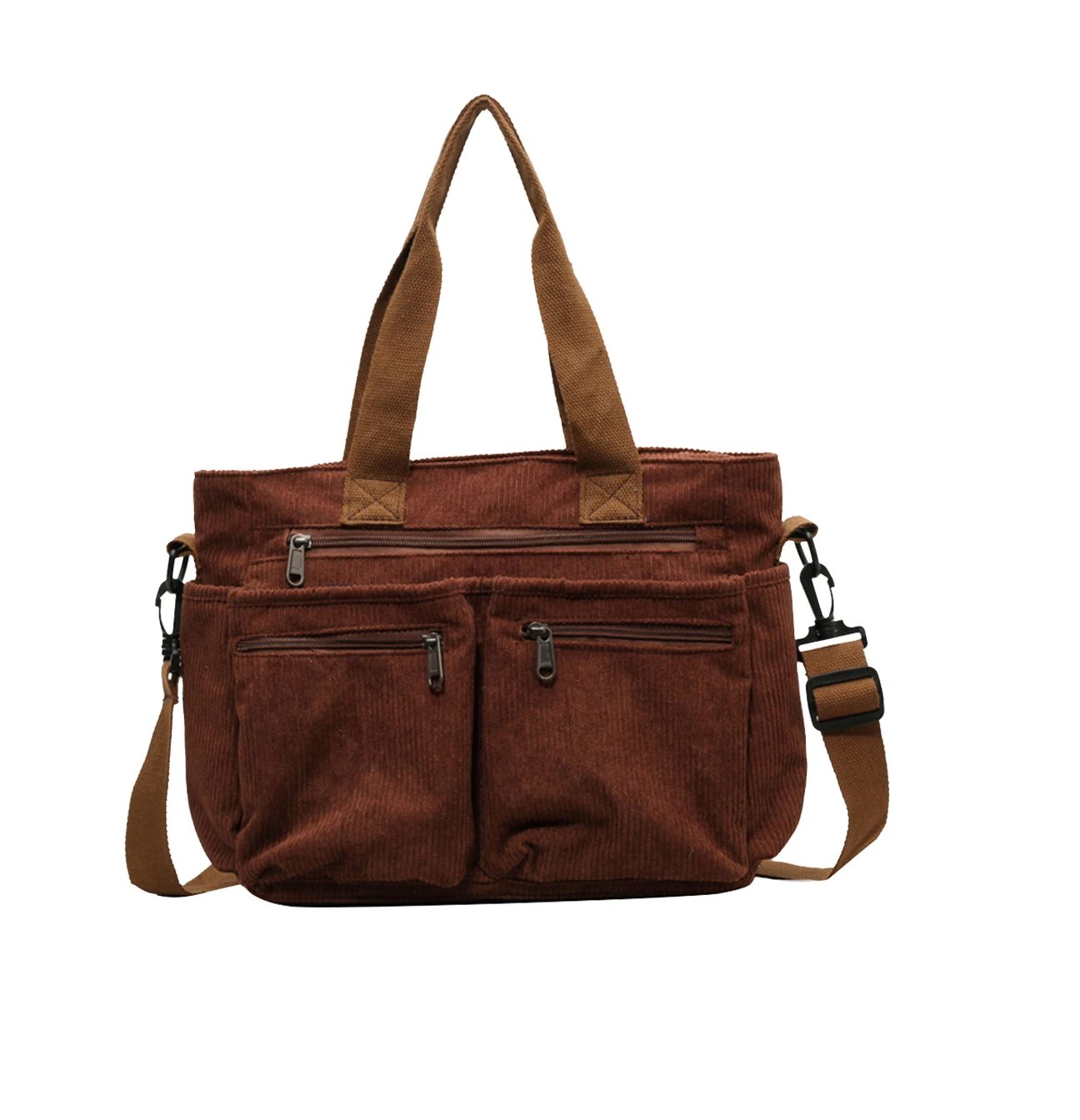 Icone™ CorduroyBag: Großes Fassungsvermögen Unisex Vintage Stil Cordtasche
