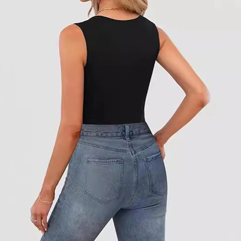 Icone™ TankTop 1+1 GRATIS: Damen-Tanktop Mit Quadratischem Ausschnitt Und Ohne Ärmel