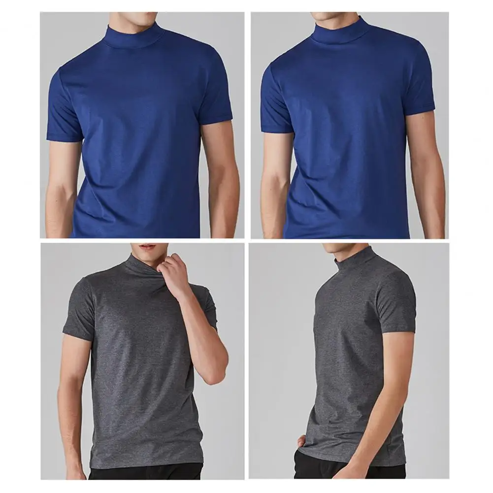 Icone™ FitShirt 1+1 GRATIS: Herren Schmal Geschnitten Hoch Neck Lässig Hemd