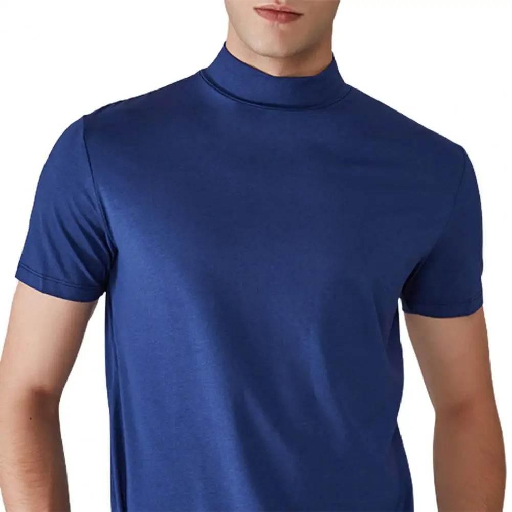 Icone™ FitShirt 1+1 GRATIS: Herren Schmal Geschnitten Hoch Neck Lässig Hemd