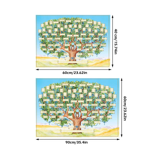 Kletshuts™ FamilyTree - Do-It-Yourself-Stammbaum-Tabelle