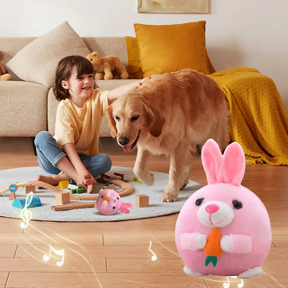 DogCatFri™ BouncingToy: Interaktives Haustier Hüpfendes Plüsch Spielzeug Ball