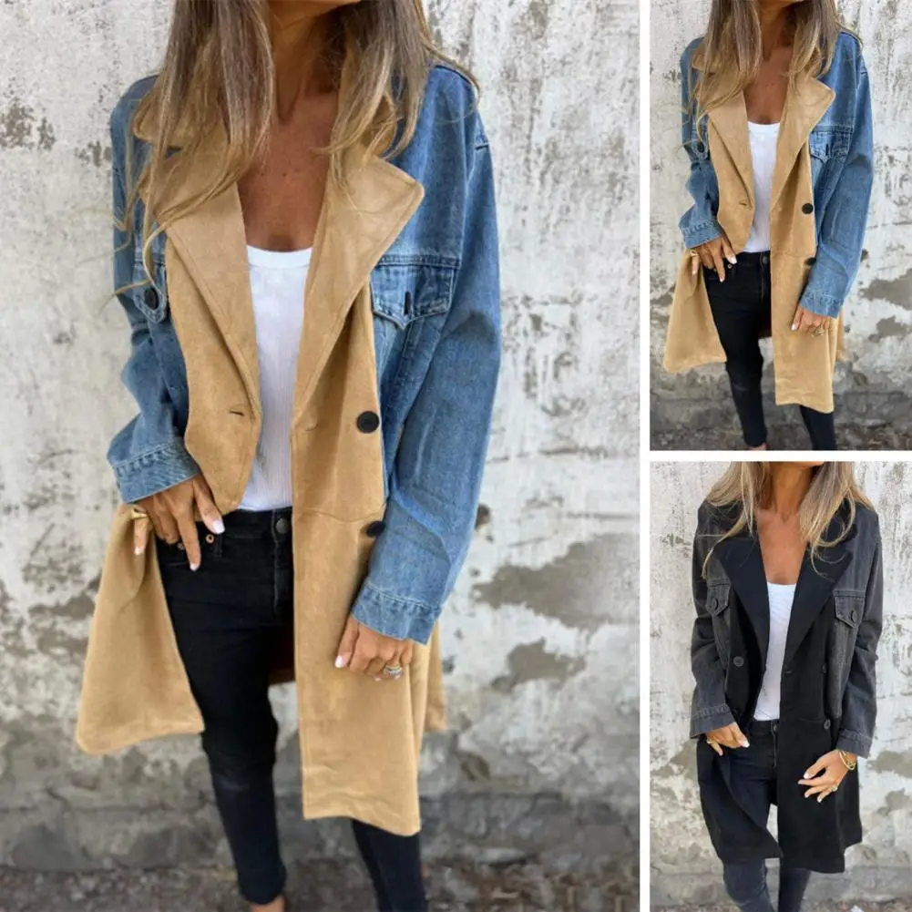 Icone™ LongCoat: Mittellanger Trenchcoat Mit Stilvollem Kragen Und Taschen