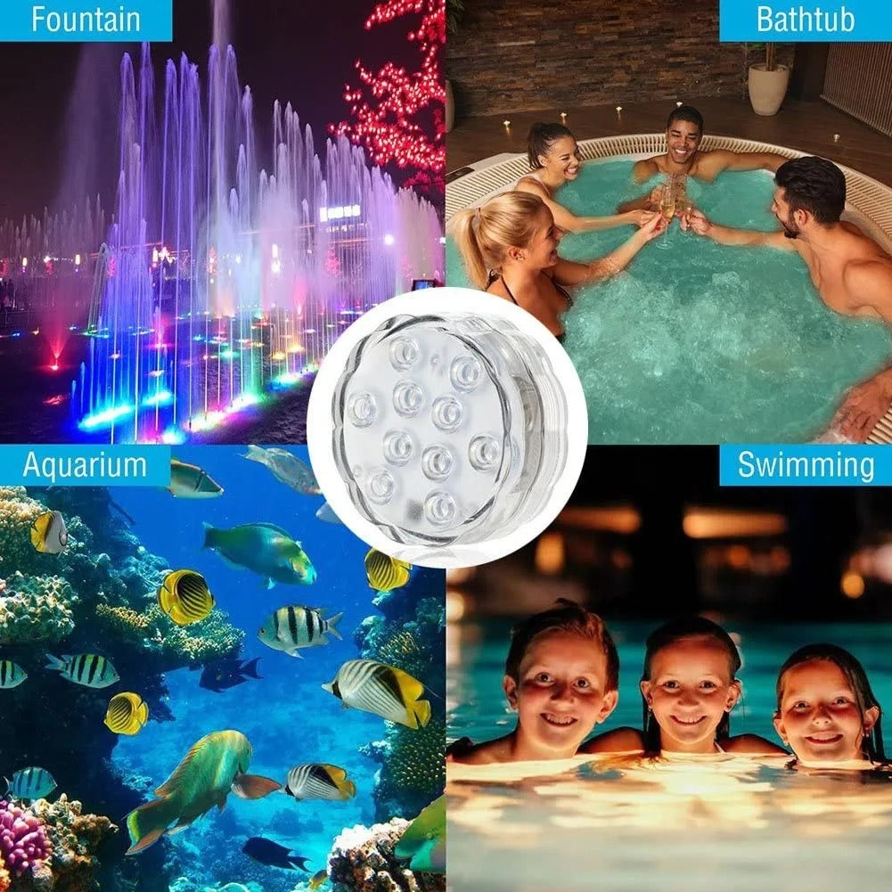 Ledsen™ PoolLights 1+1 GRATIS: Wasserdichte LED Pool, Bad, Und Partei Lichter