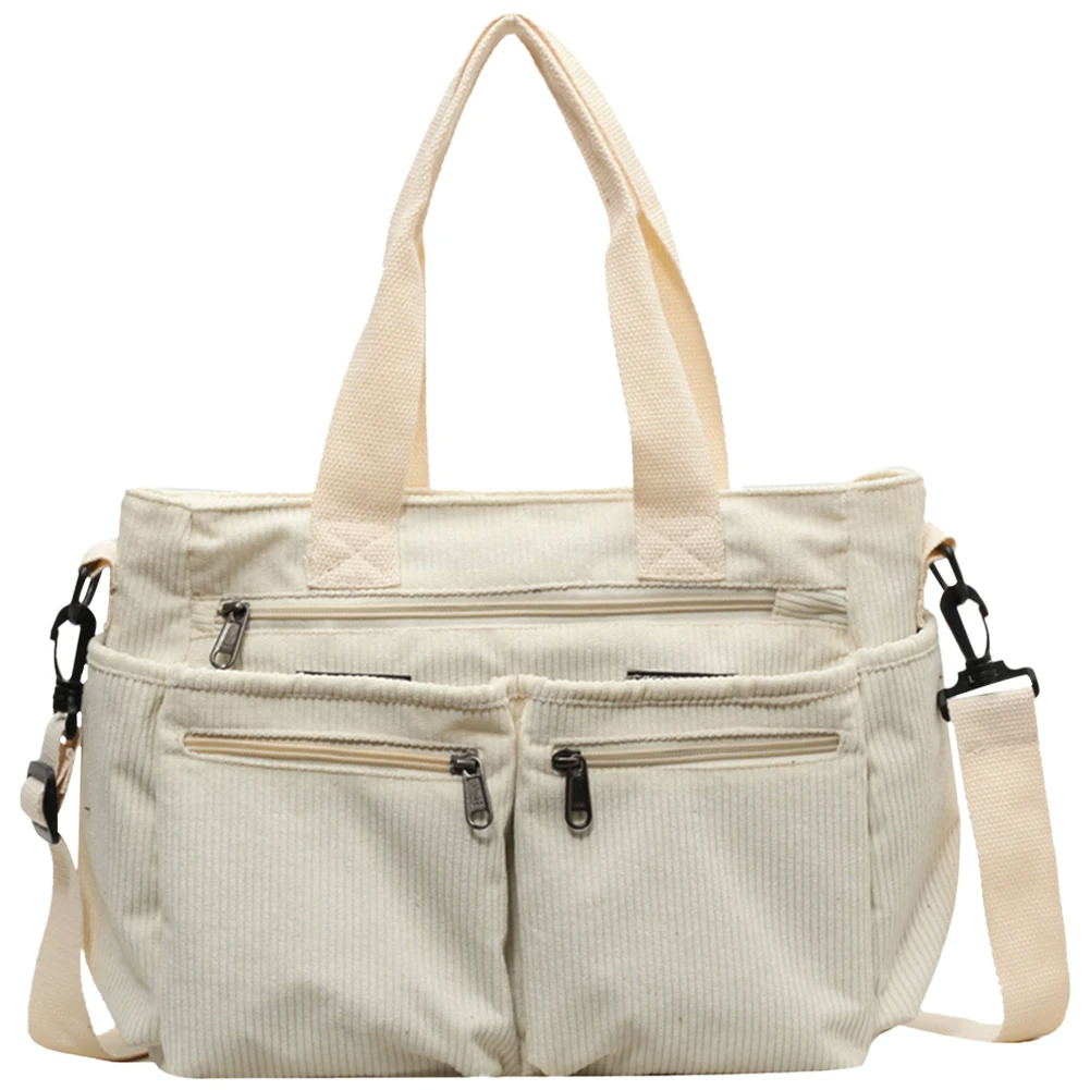 Icone™ CorduroyBag: Großes Fassungsvermögen Unisex Vintage Stil Cordtasche