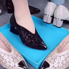 Happy™ GlimmerShoes: Mesh Absätze Schuhe Mit Kristall Akzenten