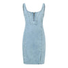 Icone™ DenimDress: Denim-Kleid Mit Schlitz Und Verstellbaren Trägern