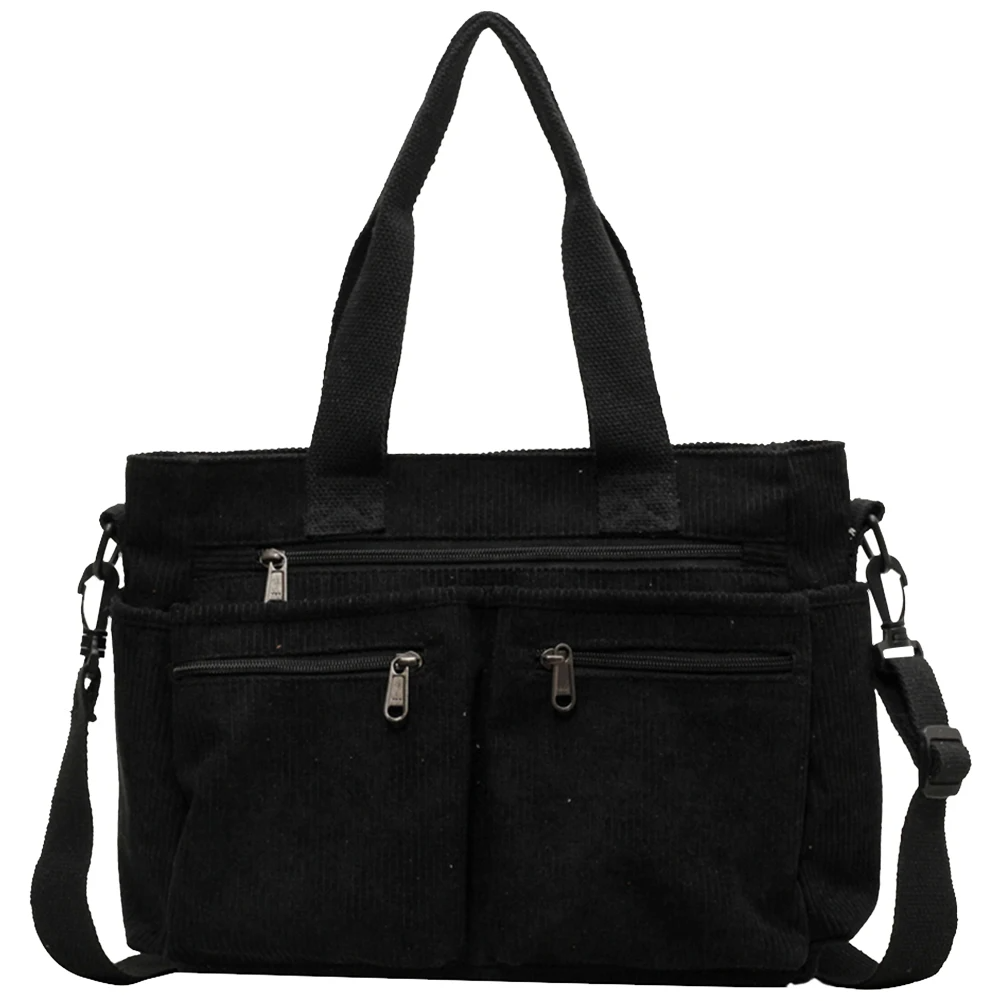 Icone™ CorduroyBag: Großes Fassungsvermögen Unisex Vintage Stil Cordtasche