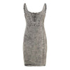 Icone™ DenimDress: Denim-Kleid Mit Schlitz Und Verstellbaren Trägern