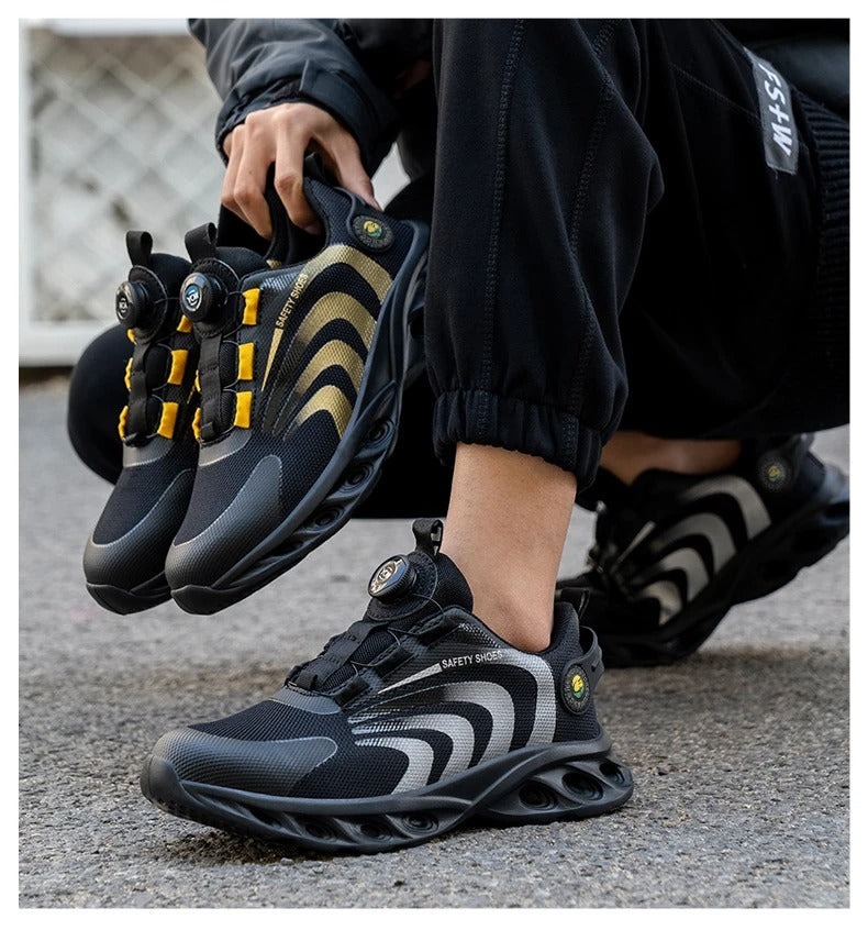 Happy™ SafetyFeet: Bequeme Schuhe Mit Reflektierendem Design Und Drehbarer Schnalle