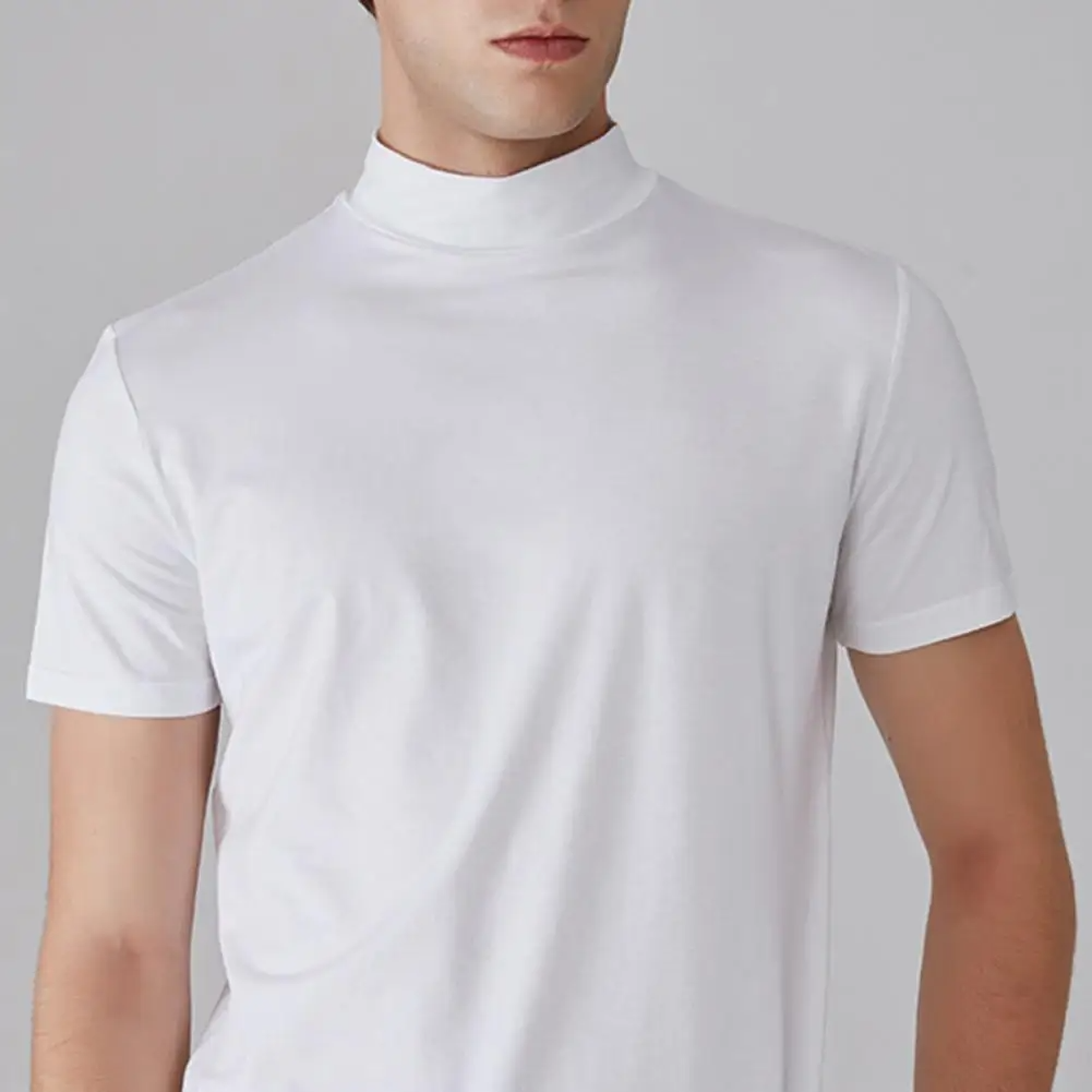 Icone™ FitShirt 1+1 GRATIS: Herren Schmal Geschnitten Hoch Neck Lässig Hemd