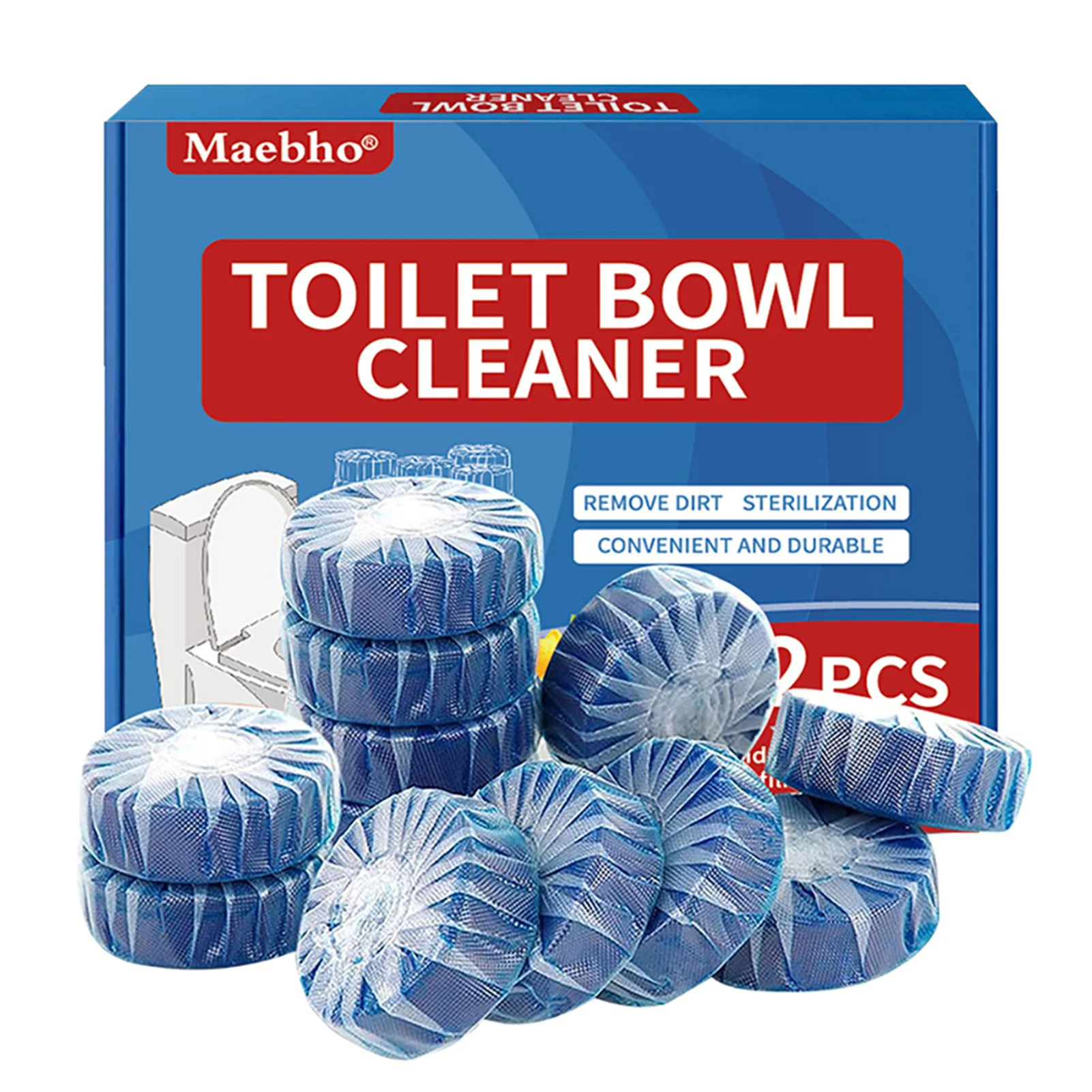 Cleaner Pro° ToiletTablets: Automatischer Drop-In Toilettenreiniger Tabletten
