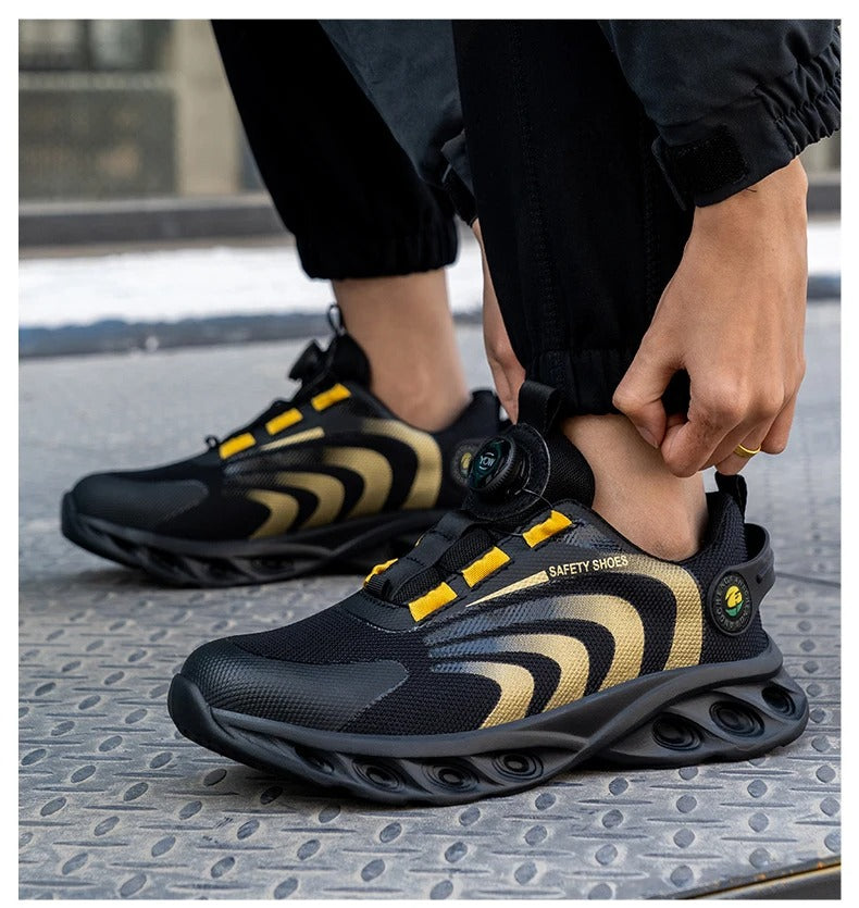 Happy™ SafetyFeet: Bequeme Schuhe Mit Reflektierendem Design Und Drehbarer Schnalle
