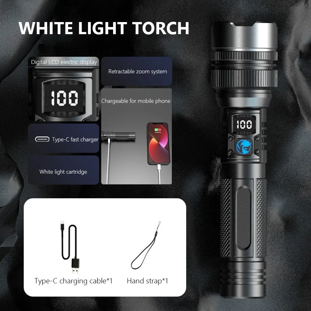 Ledsen™ AdjustableFlashlight: Ultrabright Wiederaufladbare Taschenlampe Mit Einstellbarem Strahl