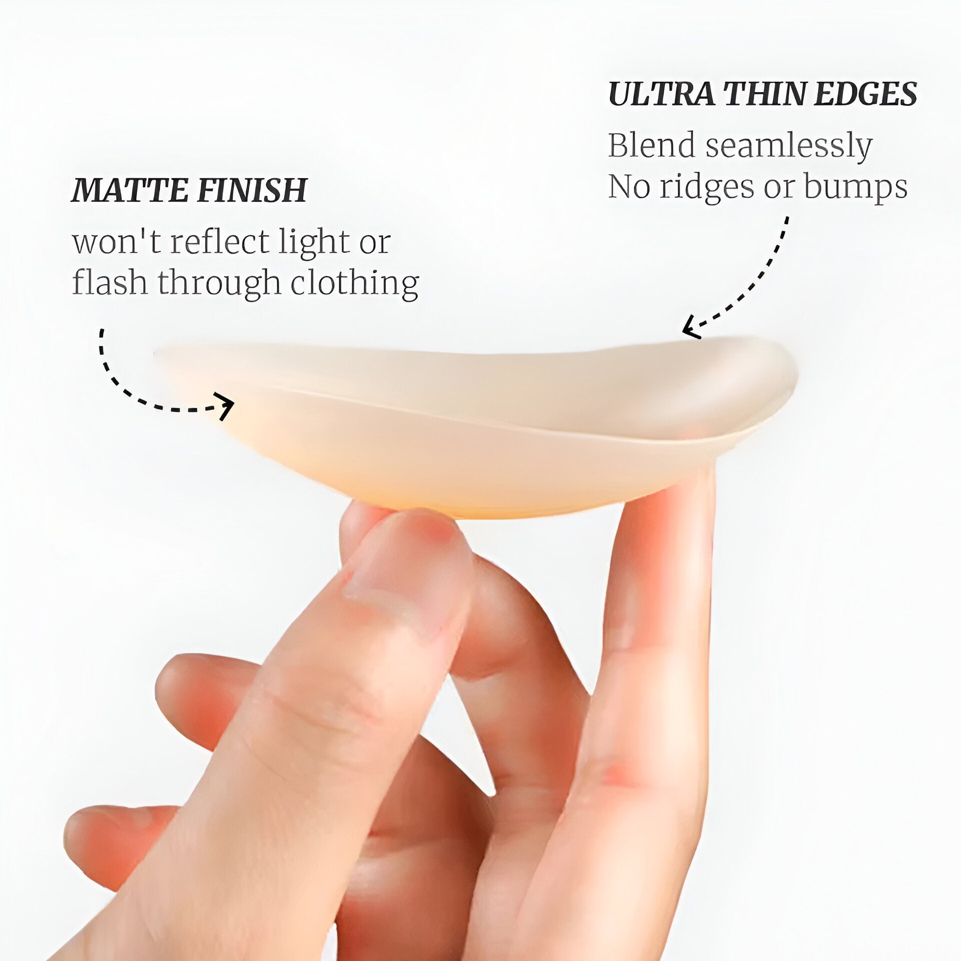 Icone™ NippleCover 1+1 GRATIS: Dünne, Matte Silikon-Klebbare Nippelabdeckungen