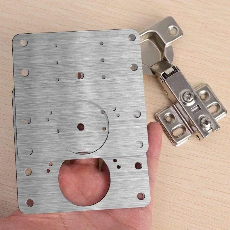 HingePlate 1+1 GRATIS: DIY-Möbel-Scharniere Reparatur-Seitenplatte