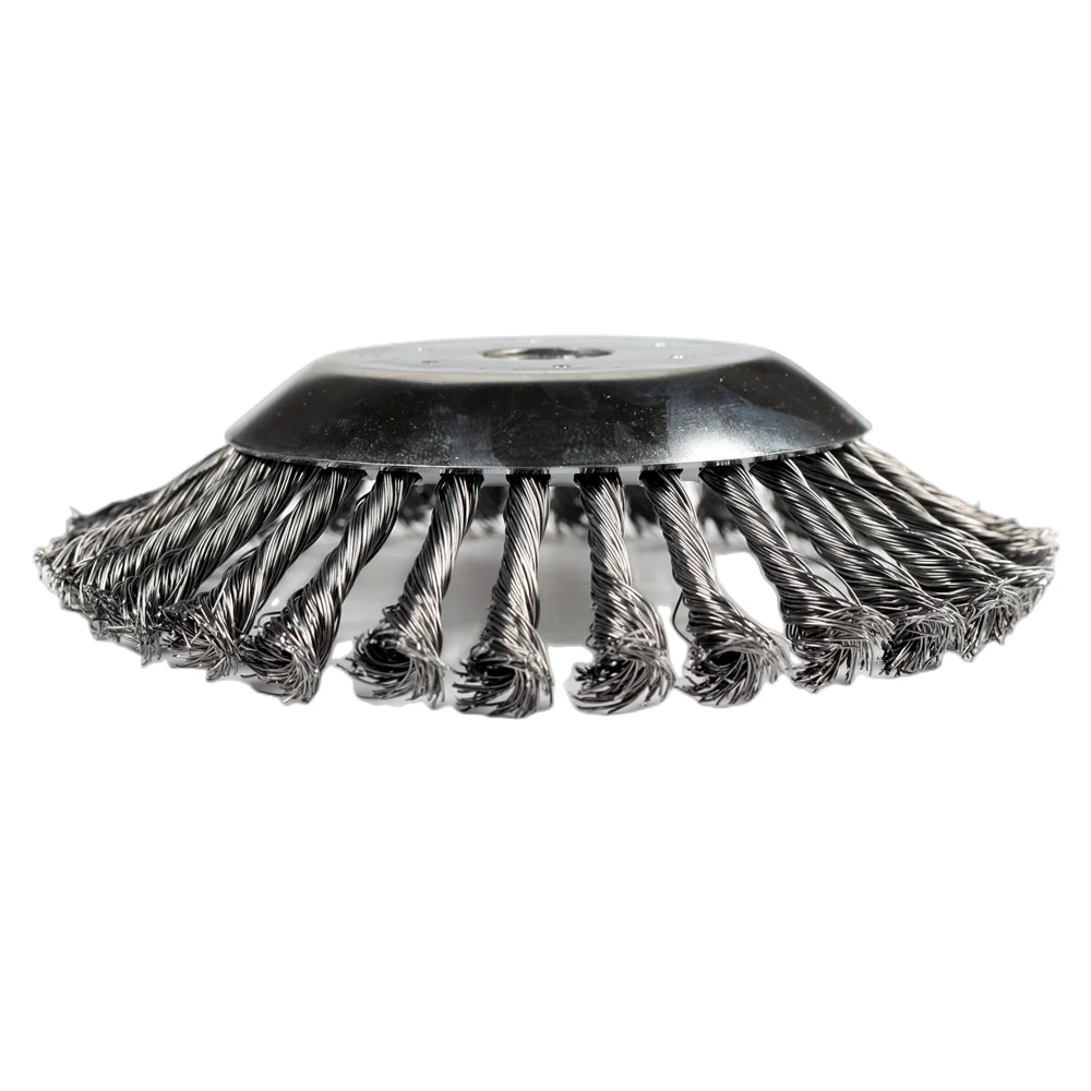 CutterHead: Hochleistungs Stahldraht Unkraut Schneider 20cm Bürstenkopf-Set