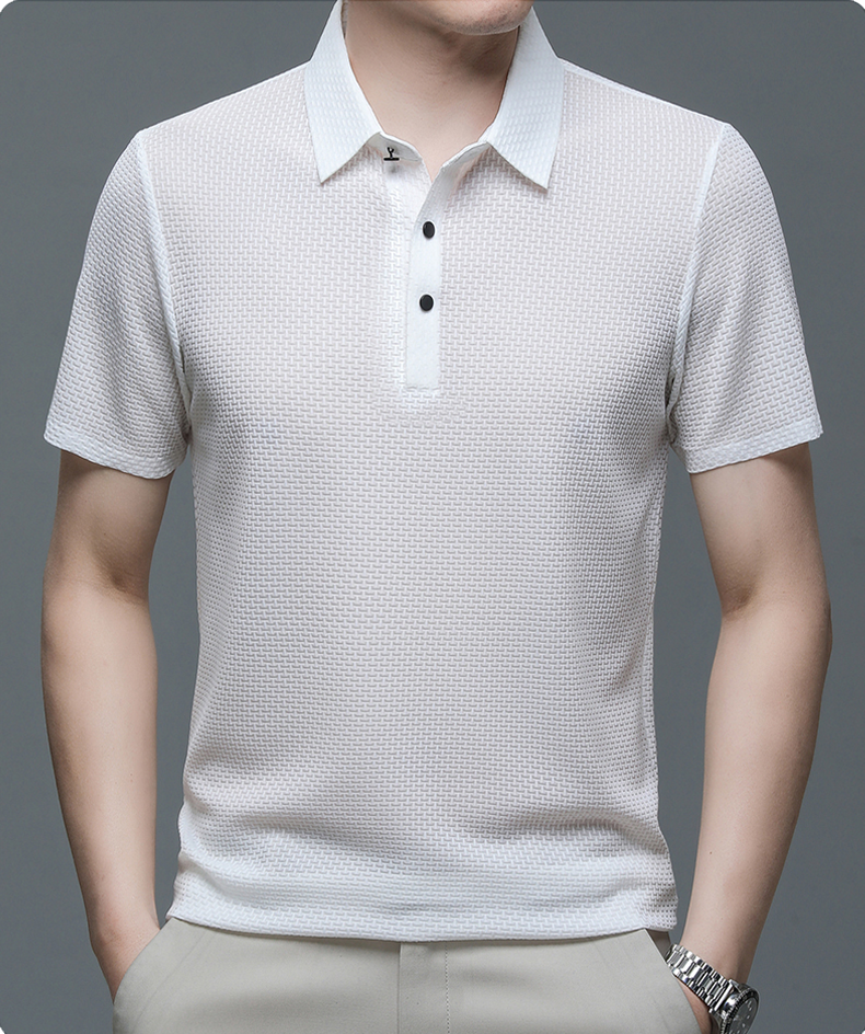 Icone™ BreathableShirt 1+1 GRATIS: Stilvolles, Atmungsaktives Herren-Kurzarmhemd