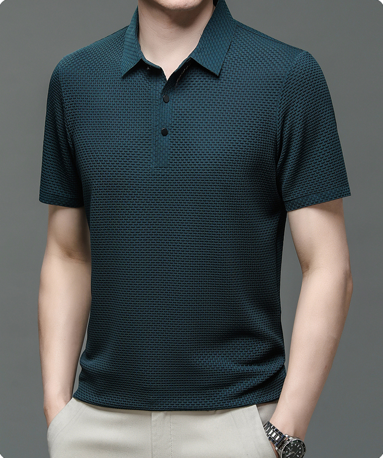 Icone™ BreathableShirt 1+1 GRATIS: Stilvolles, Atmungsaktives Herren-Kurzarmhemd