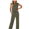 Icone™ StylishSet: Stylisches, Bequemes Top Ohne Ärmel Und Hose Im Set