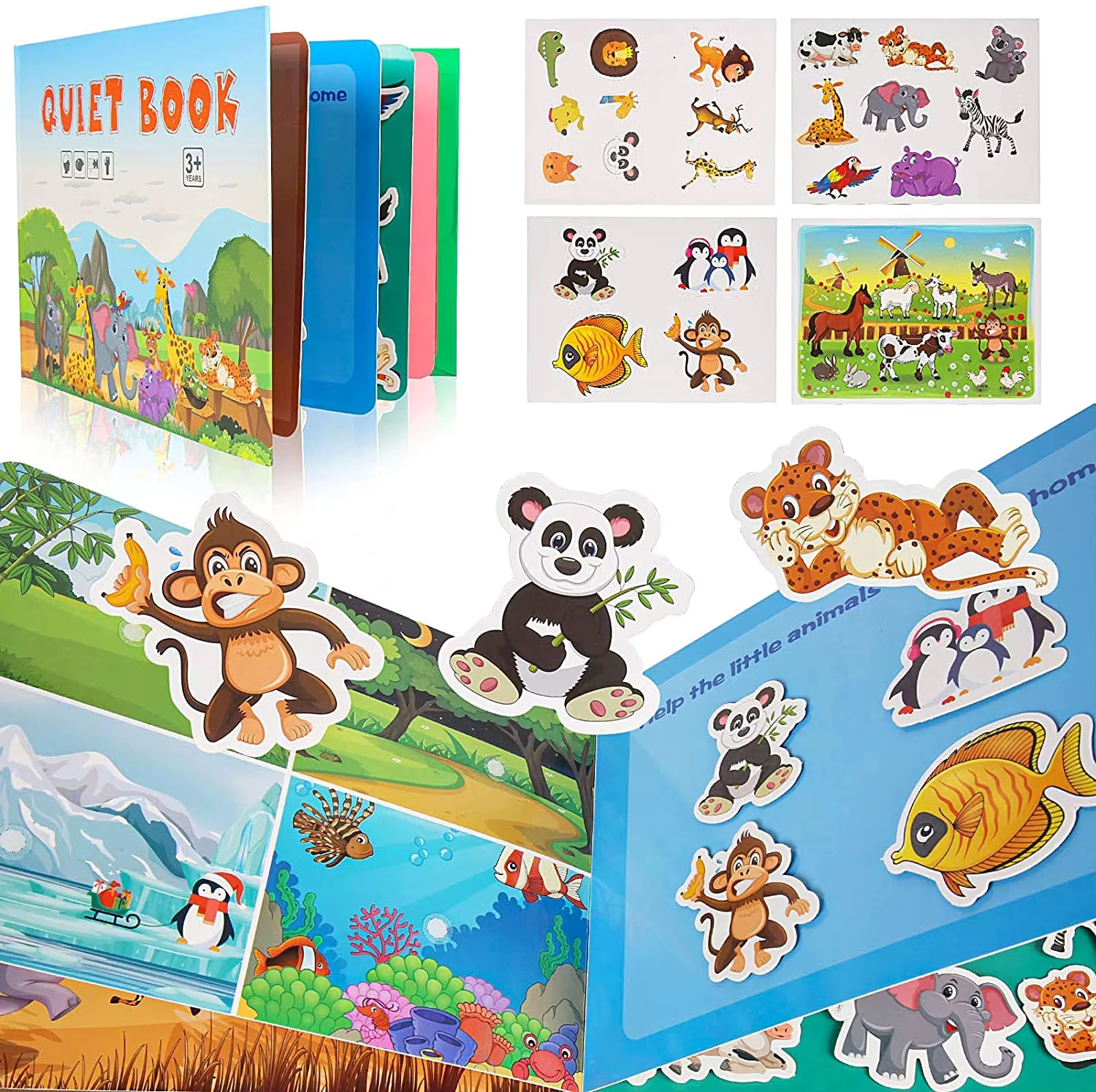 Kletshuts™ BusyBook: Lernspielzeug Beschäftigungsbuch Für Kinder