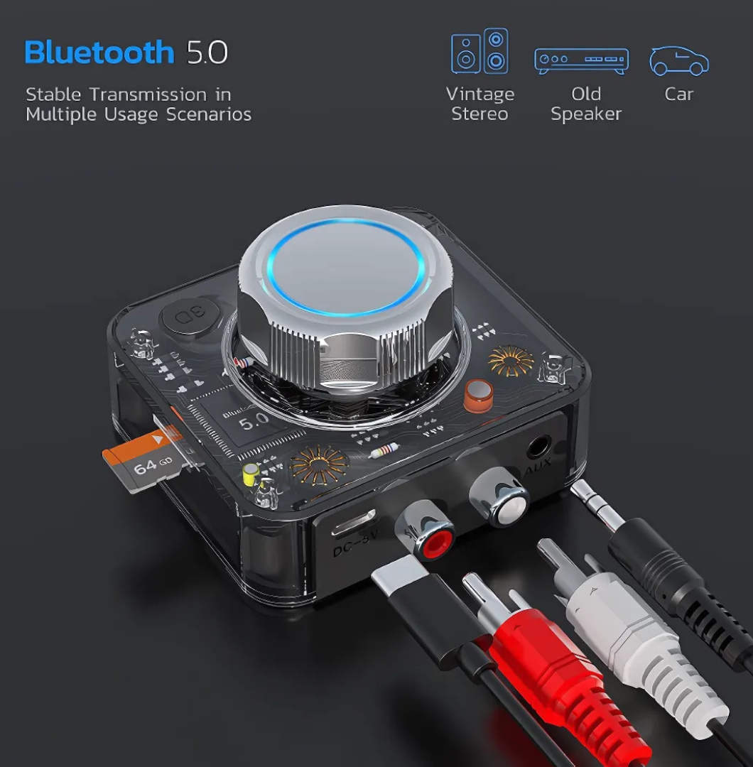 BluetoothReceiver - Drahtlos Bluetooth 5.0 Audio RCA-Empfänger