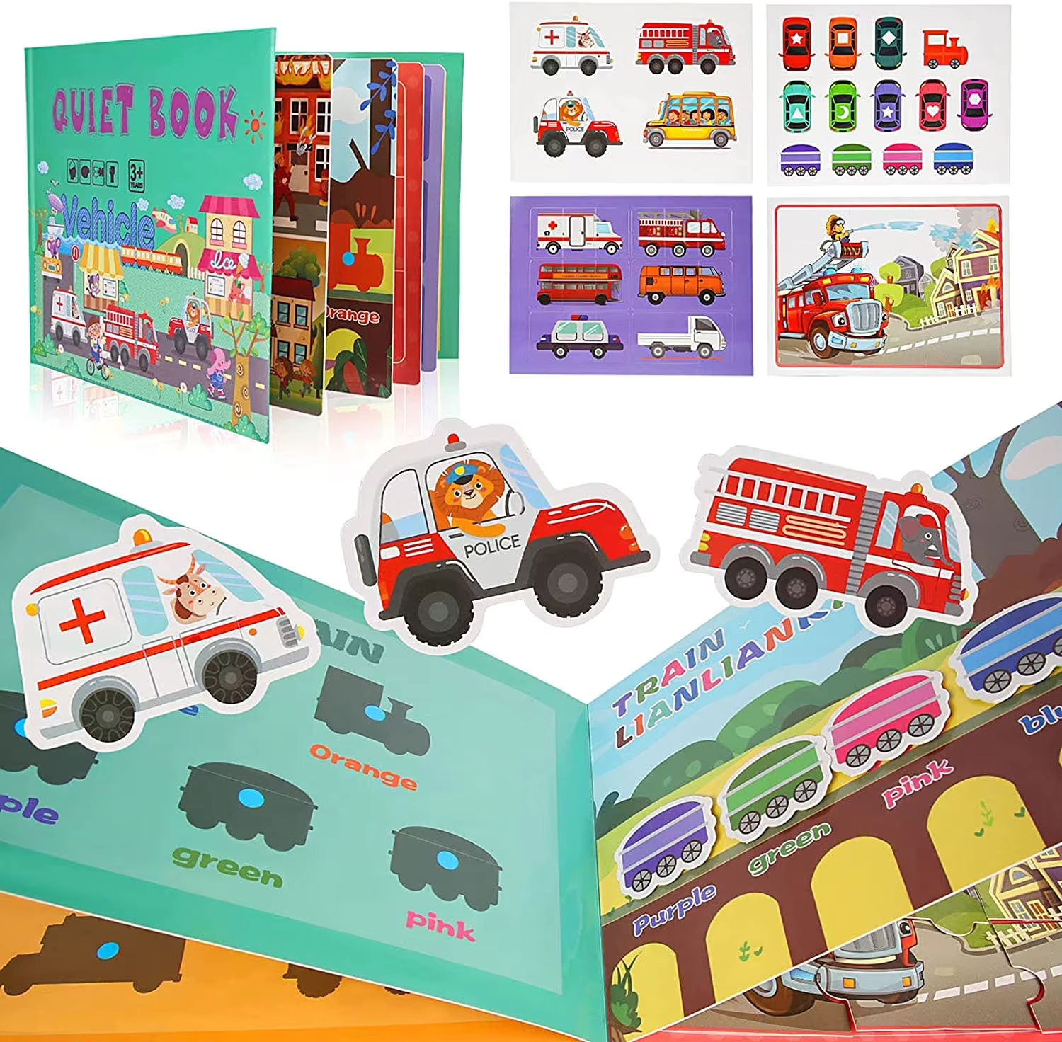 Kletshuts™ BusyBook: Lernspielzeug Beschäftigungsbuch Für Kinder